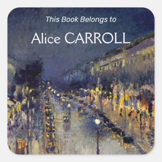 カミーリピサロ – ブールバードモンマルトルアットナイト スクエアシール (正面)