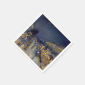 カミーリピサロ – ブールバードモンマルトルアットナイト スタンダードカクテルナプキン (角)