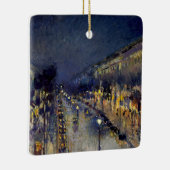 カミーリピサロ – ブールバードモンマルトルアットナイト セラミックオーナメント (右)