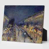 カミーリピサロ – ブールバードモンマルトルアットナイト フォトプラーク (側面)