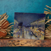 カミーリピサロ – ブールバードモンマルトルアットナイト フォトプラーク (側面)