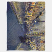 カミーリピサロ – ブールバードモンマルトルアットナイト フリースブランケット (正面)