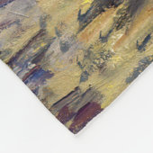 カミーリピサロ – ブールバードモンマルトルアットナイト フリースブランケット (角)