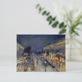 カミーリピサロ – ブールバードモンマルトルアットナイト ポストカード (スタンド正面)