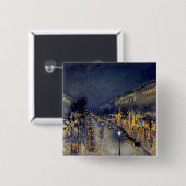 カミーリピサロ – ブールバードモンマルトルアットナイト 缶バッジ (正面&裏面)