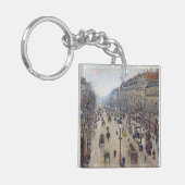 カミーリピサロ – ブールバードモンマルトル、朝 キーホルダー (正面左)