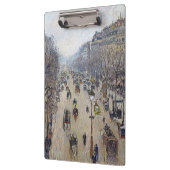 カミーリピサロ – ブールバードモンマルトル、朝 クリップボード (左)