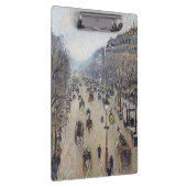 カミーリピサロ – ブールバードモンマルトル、朝 クリップボード (右)