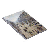 カミーリピサロ – ブールバードモンマルトル、朝 ノートブック (右側)