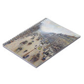 カミーリピサロ – ブールバードモンマルトル、朝 ノートブック (左側)