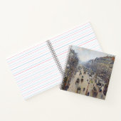 カミーリピサロ – ブールバードモンマルトル、朝 ノートブック (内部)