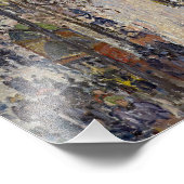 カミーリピサロ – ブールバードモンマルトル、朝 フォトプリント (角)