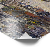 カミーリピサロ – ブールバードモンマルトル、朝 フォトプリント (角)