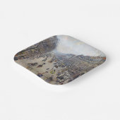 カミーリピサロ – ブールバードモンマルトル、朝 ペーパープレート (傾斜あり)