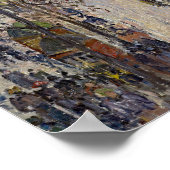 カミーリピサロ – ブールバードモンマルトル、朝 ポスター (角)