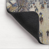 カミーリピサロ – ブールバードモンマルトル、朝 マウスパッド (コーナー)