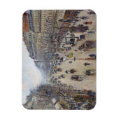 カミーリピサロ – ブールバードモンマルトル、朝 マグネット (縦)