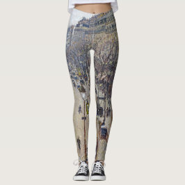 カミーリピサロ – ブールバードモンマルトル、朝 レギンス