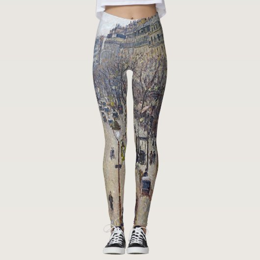 カミーリピサロ – ブールバードモンマルトル、朝 レギンス (正面)