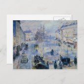 カミーリピサロ – ルブーレバードデクリシー ポストカード (正面/裏面)