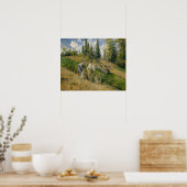 カミーリピサロ |収穫、ポントワーズ ポスター (キッチン)