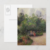カミーリピサロ | Garden at the Hermitage ポストカード (正面/裏面)