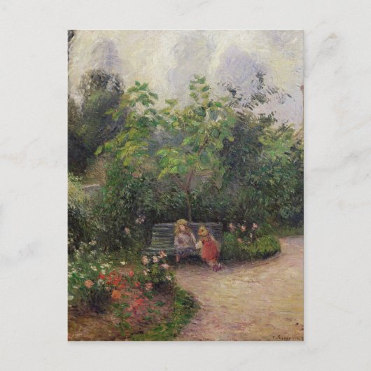 カミーリピサロ | Garden at the Hermitage ポストカード (正面)