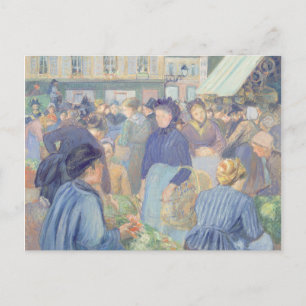 カミーリピサロ Le Marche de Gisors ポストカード