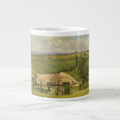 カミーリピサロ | Paysage aux Patis, Pointoise ジャンボコーヒーマグカップ (正面)
