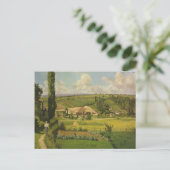 カミーリピサロ | Paysage aux Patis, Pointoise ポストカード (スタンド正面)