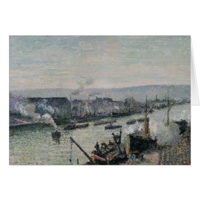 カミーリピサロ | Saint-Sever Port, Rouen, 1896 (正面横)
