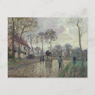 カミーリピサロ   The Coach to Louveciennes, 1870 ポストカード