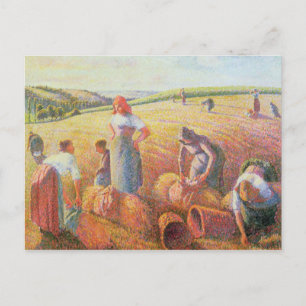 カミーリピサロ   The Gleaners, 1889 ポストカード