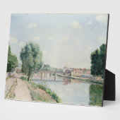 カミーリピサロ The Railway Bridge, Pontoise フォトプラーク (側面)