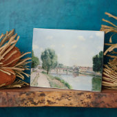 カミーリピサロ The Railway Bridge, Pontoise フォトプラーク (側面)