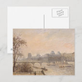 カミーリピサロ | The Seine and the Louvre, 1903 ポストカード (正面/裏面)