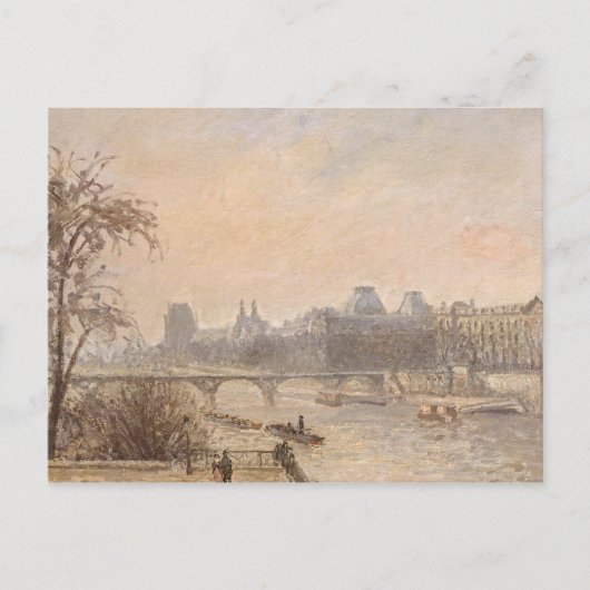 カミーリピサロ | The Seine and the Louvre, 1903 ポストカード (正面)