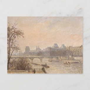 カミーリピサロ The Seine and the Louvre, 1903 ポストカード