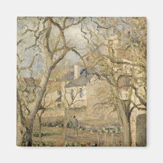 カミーリピサロ | The Vegetable Garden, 1878 マグネット (正面)