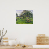 カミーリピサロ | The Wheelbarrow, Orchard, c.188 ポスター (キッチン)