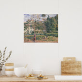 カミーリピサロ | Vegetable Garden at the Hermita ポスター (キッチン)