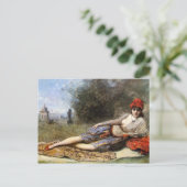 カミール・コロー - シチリアのオダリスク ポストカード (スタンド正面)