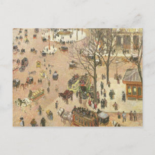 カミール・ピサロ フランス劇場広場, 1898 ポストカード