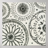 カミ抽象芸術模様 ポスター (正面)