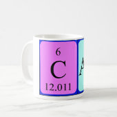 カムの定期テーブル名mag コーヒーマグカップ (正面左)