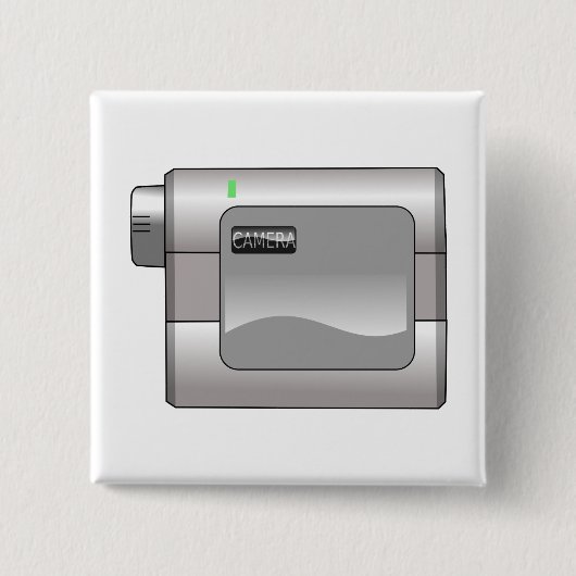 カムコーダー 缶バッジ (正面)