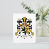 カムス家紋 ポストカード (スタンド正面)