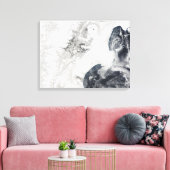 カムチャッカ半島中部の火山 キャンバスプリント (インサイチュ (リビング))