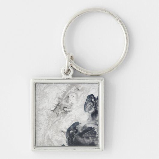 カムチャッカ半島中部の火山 キーホルダー (正面)