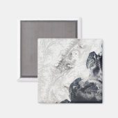 カムチャッカ半島中部の火山 マグネット (正面/裏面)